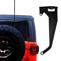 Jeep Wrangler JL/JLU Premium Antenna or Flag Mount Bracket for Passenger Side CB NMO FRS GMRS HAM 2018 2019 2020 & UP