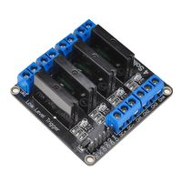Lysignal 5V 4 Channel Solid State Relay Module With fuse for Arduino Uno Duemilanove MEGA2560 MEGA1280 ARM DSP PIC