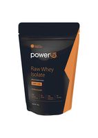 Powerus Raw 100% Isolate Whey Protein Powder 27 gm Isolate Protein Per Servings - 33 Servings/ 1 Kg