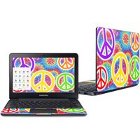 Mightyskins Skin Compatible with Samsung Chromebook 3 11.6" - Peaceful Explosion | Protective, Durable, and Unique Vinyl Decal Wrap Cover | Easy to Apply, Remove, and Change Styles | Made in The USA