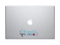 Laptop Notebook Sticker Decal - Mermaid Vibes - Inspirational Helpful - Skins Stickers