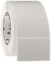 Brady THT-19-449-1 3" Width x 2" Height, B-449 Removable Polypropylene, Matte Finish White Thermal Transfer Printable Label (1000 per Roll)