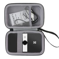 co2crea Hard Travel Case Replacement for Kodak Smile Instant Print Digital Camera/Printer (Black Case + Inside Grey)