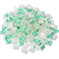 Hicarer 200 Pieces White Wire Adhesive Cable Clips Car Cable Tie Cable Management Cable Wire Clamps Wire Holder Organizer for Car, Office and Home