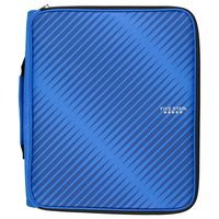 Five Star Zipper Binder, 2 Inch 3 Ring Binder, 6-Pocket Expanding File, Durable, Blue (72534)