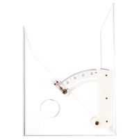 Transparent Adjustable Trig-Scale Triangle with Inking Edge (10 in.)