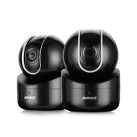 ANNKE 2-Packed 720P HD CCTV Wireless Network IP Camera/Baby Monitor with Build-in Mic and Speaker