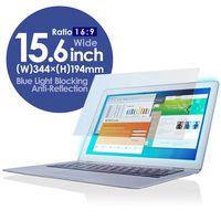 ELECOM-Japan Brand- Screen Protector Blue Light Cut 15.6inch Anti Glare Film EF-FL156WBL