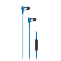 AT&T EBV01-BLU Jive Noise Isolating Earbuds with In-Line Microphone and Volume Controls, Blue
