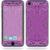 MightySkins Skin Compatible with Apple iPhone 8 - Purple Bandana | Protective, Durable, and Unique Vinyl Decal wrap Cover | Easy to Apply, Remove, and Change Styles | Made in The USA
