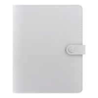 Filofax 2020 The Original, Leather Organizer, Any Year Planner with to do & Contacts Refills, Indexes and Notepaper, A5, 8.25 x 5.75 inches, Stone (C026067-20)