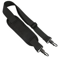 Laptop Shoulder Strap, Adjustable Bag Strap with Pad for Briefcase - Black