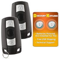 Discount Keyless Replacement Uncut Smart Remote Fob Key Compatible with KR55WK49127, KR55WK49123 (2 Pack)