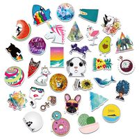 Stickers for Water Bottles 33 Pack,Cute Waterproof Trendy Laptop Water Bottle Sticker Packs for Teens, Kids, Girls, Boys,Vinyl Decals for Hydro Flasks,Laptop,Guitar,Luggage,Bikes