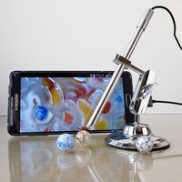 USB Microscope, Teslong Portable Multi-Function Soldering Magnifier Camera with 10-200 Magnification IP67 Waterproof for Android, Mac and Windows PC