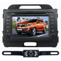 Tyso For KIA Sportage (Year 2010 2011 2012)Windows CE6.0 Operating System Bluetooth Ipod function Fm&Am Radio Stereo (Free Map) Rear Camera Infrared LED Digital Touch Screen DVD Player CD8974R