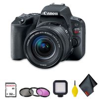 Canon?EOS Rebel SL2 DSLR Camera with 18-55mm Lens Basic Accessory Bundle w/Filter Set & More