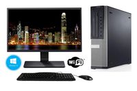 Dell Optiplex 7010 Desktop - Intel Core i5 3470 16GB DDR3 RAM, 128GB SSD Windows 10 Professional - WiFi Ready 24 Inch LED Monitor (Certified Refurbished)