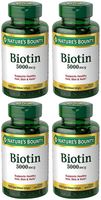 Biotin 5000 mcg, 150 Rapid Release Softgels (4 Bottles)