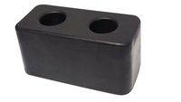 Rubber Molded Dock Bumper for Truck, Trailer & Loading Bays 3"X3"X6"