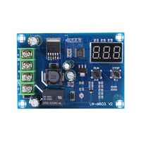 Akozon Protection Board, 12V-24V Storage Lithium Battery Charging Control Protection Board Charger Switch Module