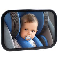 Coindivi Safe Baby Car Mirror for Rear View Facing Back Seat for Infant Child,Fully Assembled and Adjustable,Backseat Shatterproof Mirror with Perfect Reflection