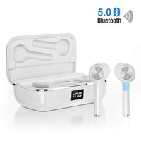 Ture Wireless Earbuds Bluetooth 5.0, in-Ear Noise Cancelling Bluetooth Headphones 40H Playtime with Dual-Mic Stereo Headset Touch Control Compatible with Smartphones Tablets