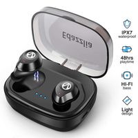 Wireless Earbuds,Touch Control Ture Wireless Headphones with Waterproof IPX7-Dual 5.0 Bluetooth Headsets with Charging Case Compatible iPhone iPad Samsung Laptop Android Phones