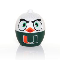NCAA Bitty Boomer Wireless Bluetooth Speaker, Miami Hurricanes