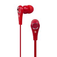 AT&T Stereo in-Ear Earbuds with Tangle-Free Cable, Red (PEB01-RED)