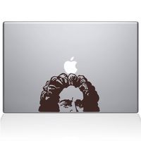 The Decal Guru Newton's Apple Decal Vinyl Sticker, 13" MacBook Air, Brown (2339-MAC-13A-BRO)