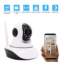 KR Home Security 1080p Camera, 2.4Ghz Wireless IP Monitor Camera,Wired Camera, Smart Night Vision,Ptz Camera,Two-Way Audio