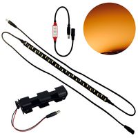 Candlelight LED flex 1775 Kelvin high CRI 93 candle light spectrum 12 volts DC 4 watts with flame flicker effects control strip for props scenery theatrical filmmaking and video