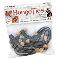 BongoTies Original Bongo Ties A5-01 ~ 10 Pack ~ Handy Ties For Cables and Other Unruly Items