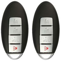 KeylessOption Keyless Entry Remote Control Car Smart Key Fob Replacement for KR55WK48903, KR55WK49622 (Pack of 2)