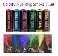 Colorful Pull Ring Smoke Tube - Rainbow 6 Pack