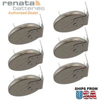 6X Renata CR2032RH-MFR 3V Lithium Coin Battery HORZ 3-PIN for PC CMOS RFIDCR2032-2E31R+ CR2032-TPX AHL03003095 AHL03002111 Compaq Presario V6100 CR2032-TPX AHL03003095 dv6200 dv9000 Series