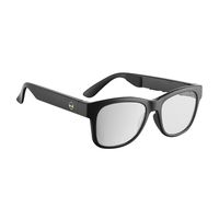 VocalSkull Alien 5 Bone Conduction Glasses Wireless Bluetooth Headphones Headset Music Stereo Hearing Aid for Sports Running Cycling Hiking iOS Android Matted Black Frame (Frame&Mold Lenses)