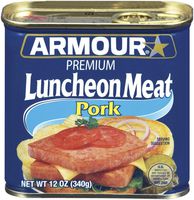 Armour Premium Pork Luncheon Meat, Keto Friendly, 12 Ounce