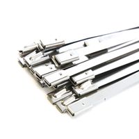 20-Pack Heavy Duty 14 Inches (115lbs) Stainless Steel Exhaust Locking Zip Cable Ties