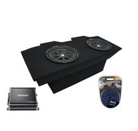 Compatible with 1993-2002 Pontiac Firebird Coupe Kicker Comp C12 Dual 12" Sub Box Enclosure Package & CXA600.1 Amp (Renewed)