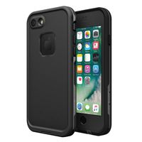 LHB Waterproof Case, Full-Sealed Rubber Rugged Cover with Touch ID, Underwater IP68 Certificated Shockproof Waterproof Case (for iPhone 7/8 Plus)
