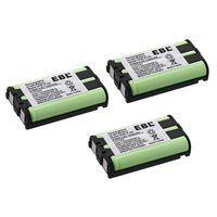 EBL Pack of 3 Cordless Phone Battery for Panasonic HHR-P104 HHR-P104A Type 29, Panasonic KX-FG6550 KX-FPG391 KX-TG2388B KX-TG2396 and More
