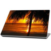 Mightyskins Skin Compatible With Microsoft Surface Laptop (2017) 13.3" - Sunset Flowers | Protective, Durable, And Unique Vinyl Decal Wrap Cover | Easy To Apply, Remove, And Change Styles | Made In The Usa