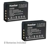 Kastar Battery (2-Pack) for Fujifilm NP-W126 and BC-W126 work with Fujifilm FinePix HS30EXR, FinePix HS33EXR, FinePix HS50EXR, FinePix X-A1, FinePix X-E1, FinePix X-E2, FinePix X-M1, FinePix X-Pro1, FinePix X-T1 Cameras