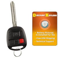 Discount Keyless Entry Remote Control Fob Replacement Uncut Car Ignition Key Fob For FJ, Land Cruiser HYQ1512V
