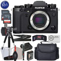 FUJIFILM X-T3 Mirrorless Digital Camera (Body Only, Black) w/Advanced Striker Bundle