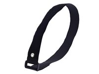 Reusable Cinch Straps - Various Sizes (30" x 1.5" with Eyelet, Black)