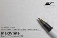 Elite Screens MaxWhite, Matte White Front Projection Screen Material Sample (MAXWHITE-SM)