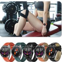 Borisdar Unisex Casual Multifunctional Round Shape Waterproof Bluetooth Smart Wristband Smart Watches